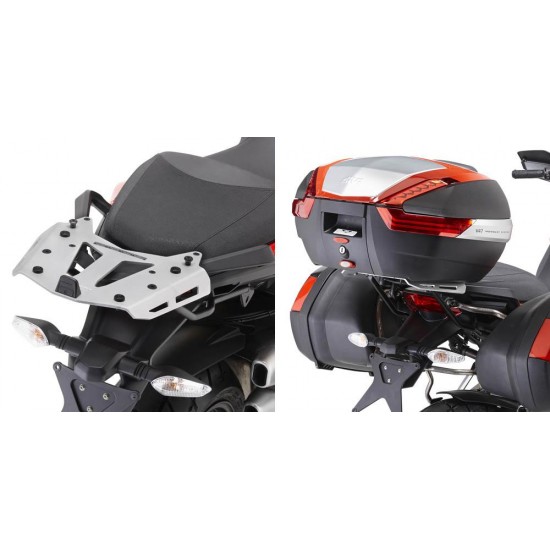 RACK ESPECÍFICO ALIMÍNIO MULTISTRADA 1200 2010/2014 SRA7401