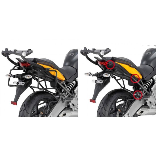 SUPORTE LATERAL VERSYS 650 ENGATE RÁPIDO PLR450