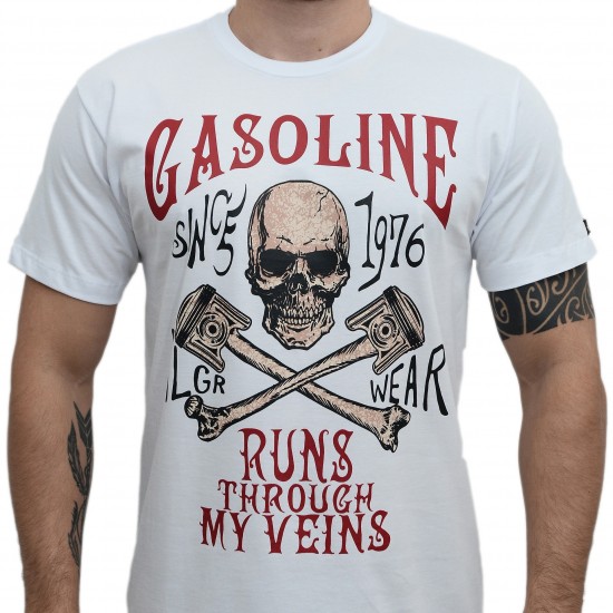 CAMISA KALLEGARI GASOLINE RUNS BRANCO