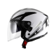 CAPACETE LS2 OF586 BISHOP ATOM BRANCO/PRETO