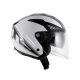 CAPACETE LS2 OF586 BISHOP ATOM BRANCO/PRETO