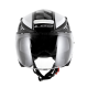 CAPACETE LS2 OF586 BISHOP ATOM BRANCO/PRETO