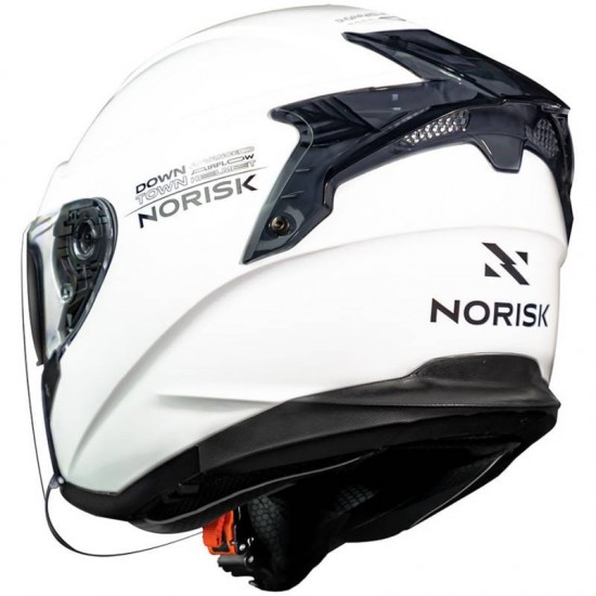 CAPACETE NORISK ABERTO DOWNTOWN BRANCO BRILHO