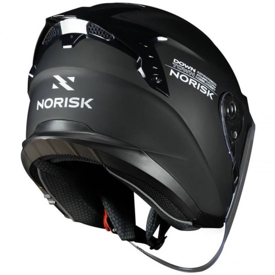 CAPACETE NORISK ABERTO DOWNTOWN PRETO FOSCO 