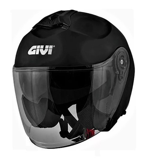 CAPACETE ABERTO GIVI X22 PLANET PRETO BRILHO