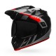 CAPACETE BELL MX9 ADVENTURE MIPS DASH PRETO/ BRANCO/ LARANJA