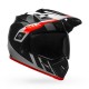 CAPACETE BELL MX9 ADVENTURE MIPS DASH PRETO/ BRANCO/ LARANJA