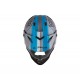 CAPACETE LS2 MX436 OFF ROAD PIONEER QUARTERBACK CINZA FOSCO COM AZUL