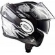 CAPACETE LS2 FF399 VALIANT ROBOTO PRETO/BRANCO/CHROME