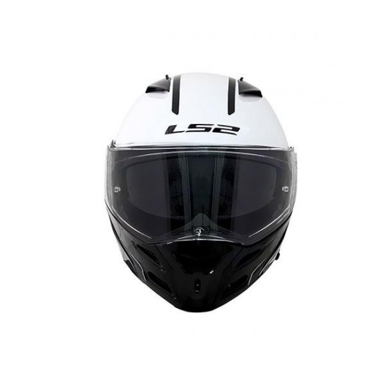 CAPACETE LS2 FF324 RAPID BRANCO PRETO