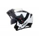 CAPACETE LS2 FF324 RAPID BRANCO PRETO