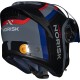 CAPACETE NORISK ARTICULADO FORCE II KORE CINZA AZUL