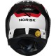 CAPACETE NORISK ARTICULADO FORCE II KORE PRETO BRANCO