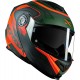 CAPACETE NORISK FF345 ROUTE SPEEDMAX VERDE FOSCO COM LARANJA