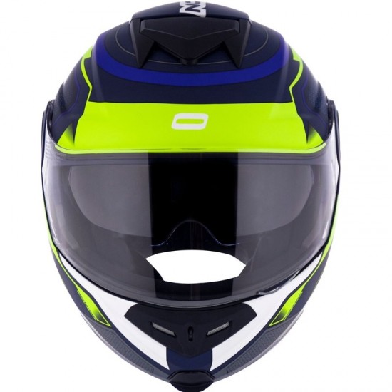 CAPACETE NORISK FF345 ROUTE SPEEDMAX AZUL FOSCO COM AMARELO