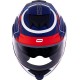 CAPACETE NORISK FF345 ROUTE SPEEDMAX AZUL FOSCO COM VERMELHO