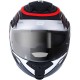 CAPACETE NORISK FF345 ROUTE SPEEDMAX PRETO FOSCO COM VERMELHO