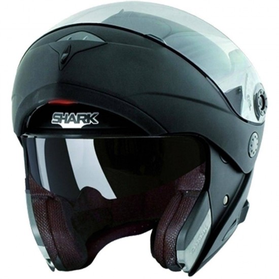 CAPACETE SHARK OPENLINE PRIME PRETO FOSCO