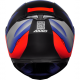 CAPACETE AXXIS EAGLE TECNO PRETO FOSCO/VERMELHO/AZUL