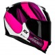 CAPACETE AXXIS EAGLE TECNO PRETO/BRANCO/PURPLE 