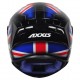 CAPACETE AXXIS DRAKEN UK PRETO/VERMELHO/AZUL