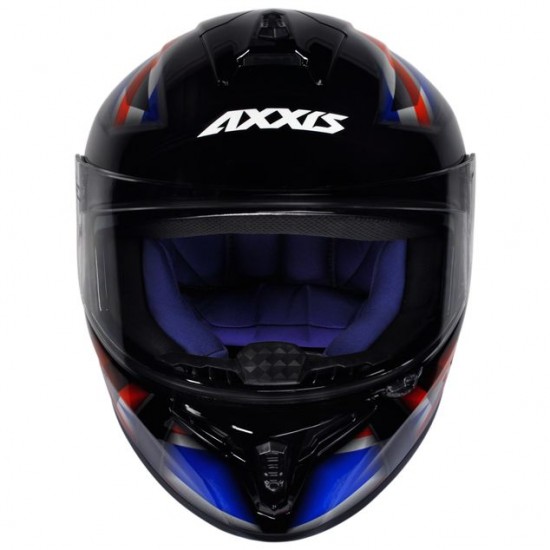 CAPACETE AXXIS DRAKEN UK PRETO/VERMELHO/AZUL