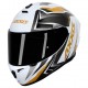 CAPACETE AXXIS DRAKEN VECTOR BRANCO COM DOURADO