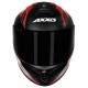 CAPACETE AXXIS DRAKEN RACER PRETO FOSCO/ VERMELHO/ CINZA 