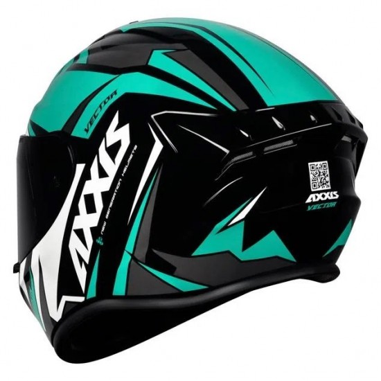 CAPACETE AXXIS DRAKEN VECTOR PRETO AZUL