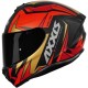 CAPACETE AXXIS DRAKEN VECTOR PRETO/VERMELHO/DOURADO FOSCO