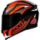 CAPACETE AXXIS EAGLE POWER - PRETO/LARANJA/CINZA