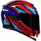 CAPACETE AXXIS EAGLE POWER - AZUL/VERMELHO