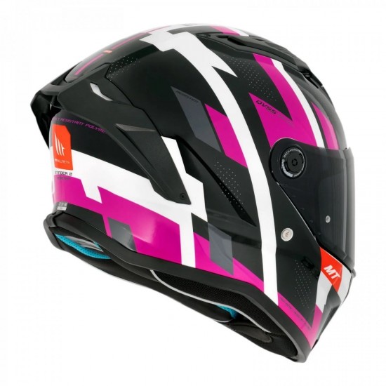 CAPACETE MT STINGER 2 REGISTER B8 PINK