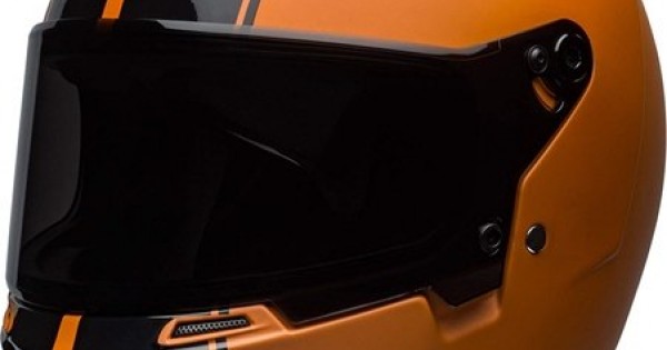 CAPACETE BELL ELIMINATOR RALLY PRETO COM LARANJA