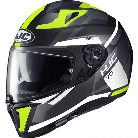 CAPACETE HJC I70 ELIM PRETO/VERDE