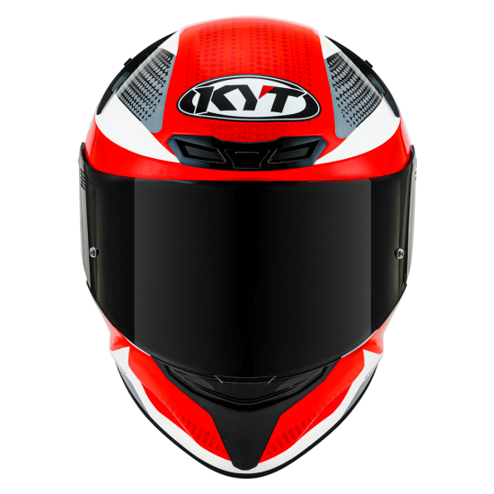 CAPACETE KYT TT COURSE GEAR PRETO VERMELHO