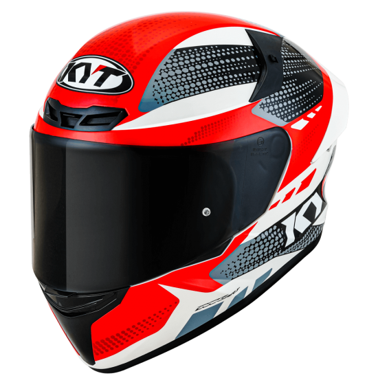 CAPACETE KYT TT COURSE GEAR PRETO VERMELHO