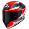 CAPACETE KYT TT COURSE GEAR PRETO VERMELHO