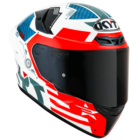 CAPACETE KYT TT COURSE FUSELAGE VERMELHO