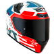 CAPACETE KYT TT COURSE FUSELAGE VERMELHO