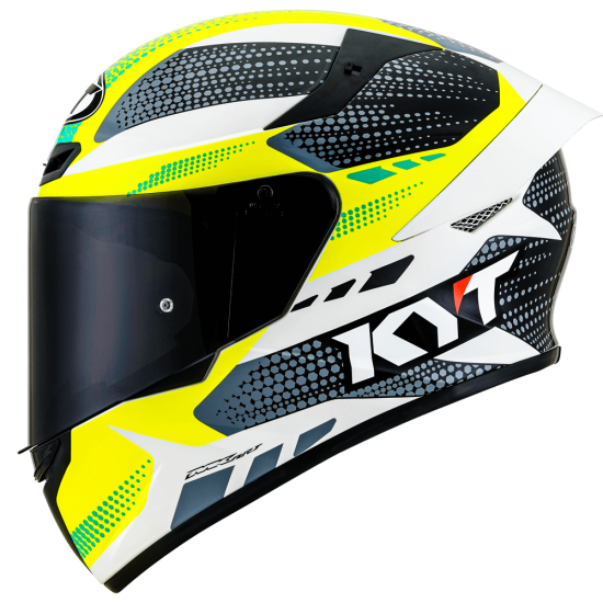 CAPACETE KYT TT COURSE GEAR AMARELO