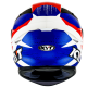 CAPACETE KYT TT COURSE GEAR AZUL VERMELHO