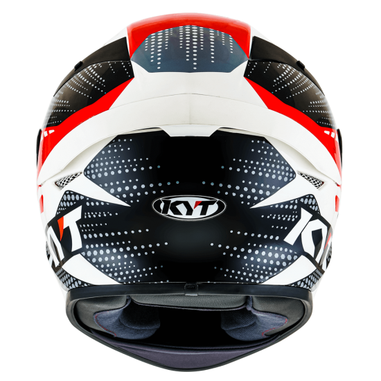 CAPACETE KYT TT COURSE GEAR PRETO VERMELHO