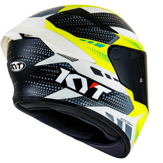 CAPACETE KYT TT COURSE GEAR AMARELO