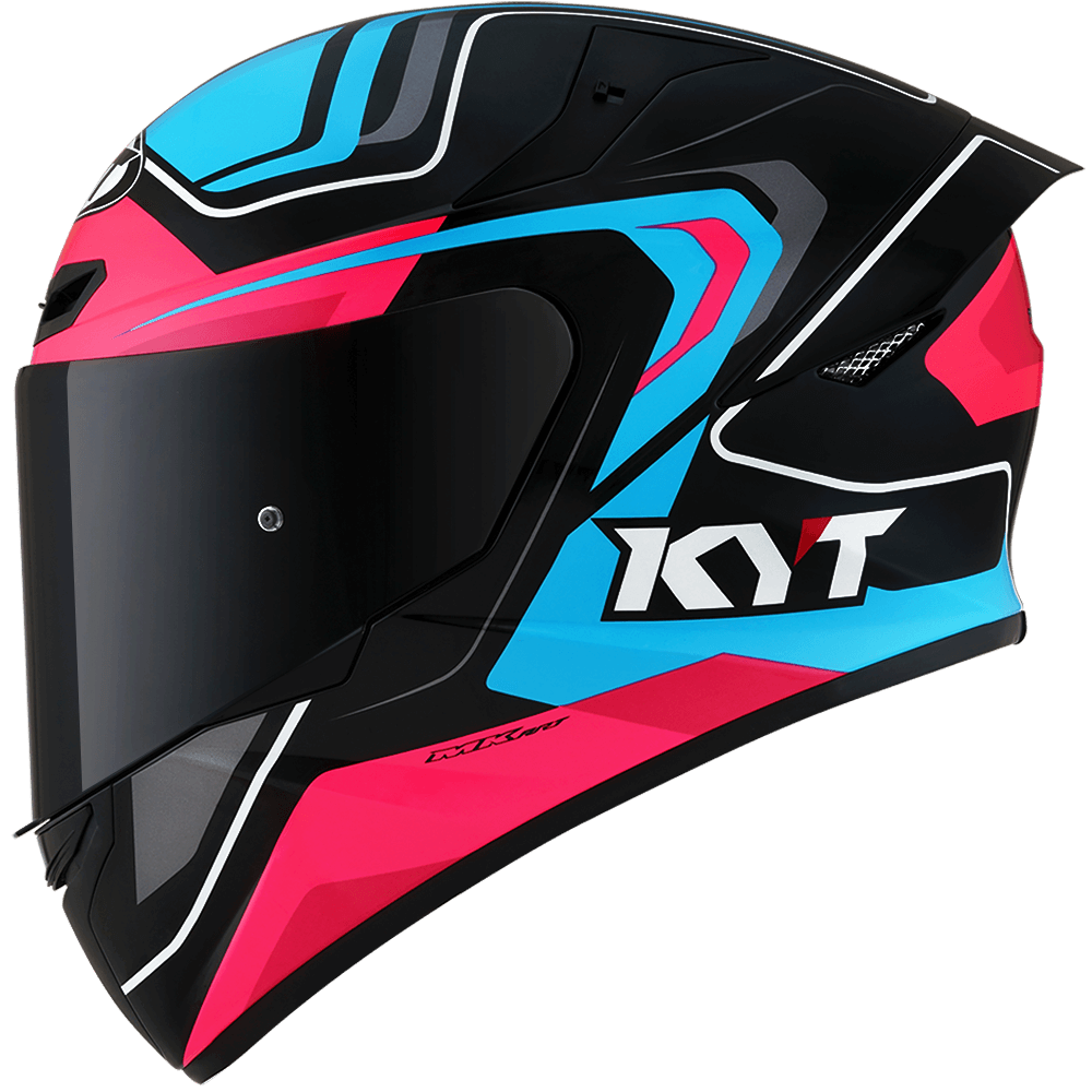 CAPACETE KYT TT COURSE OVERTECH PRETO/ROSA