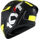 CAPACETE KYT TT COURSE ELECTRON PRETO/AMARELO FOSCO