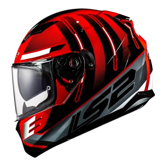 CAPACETE LS2 FF320 SHADOW VERMELHO