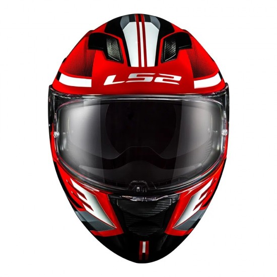 CAPACETE LS2 FF320 SHADOW VERMELHO