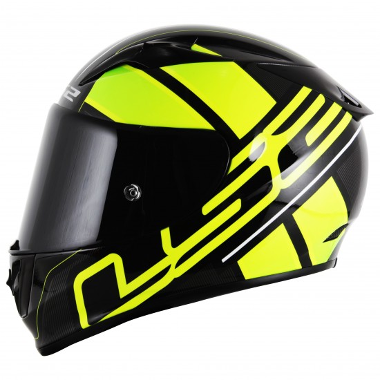 CAPACETE LS2 FF323 ARROW R ION PRETO/AMARELO - TRI COMPOSTO