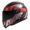 CAPACETE LS2 FF353 RAPID STRATUS PRETO COM VERMELHO